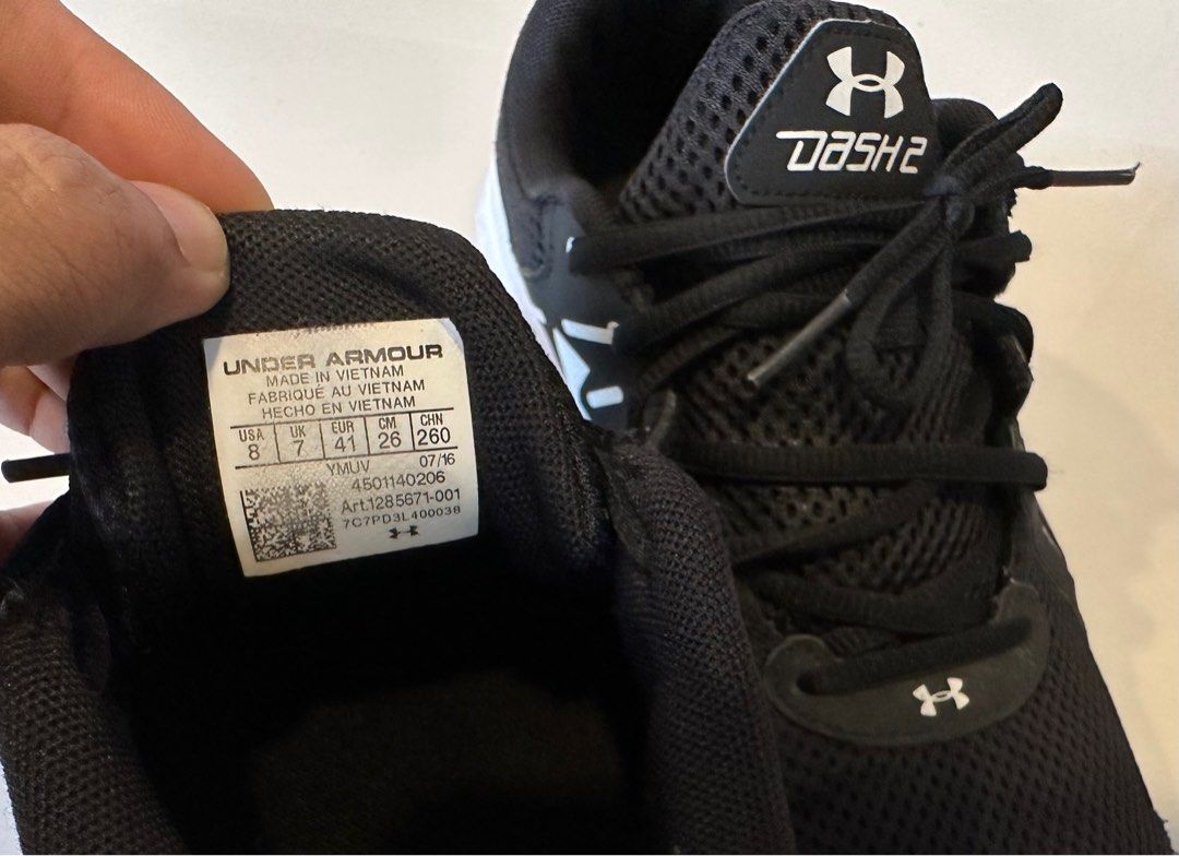 Under armour best sale dash run 2