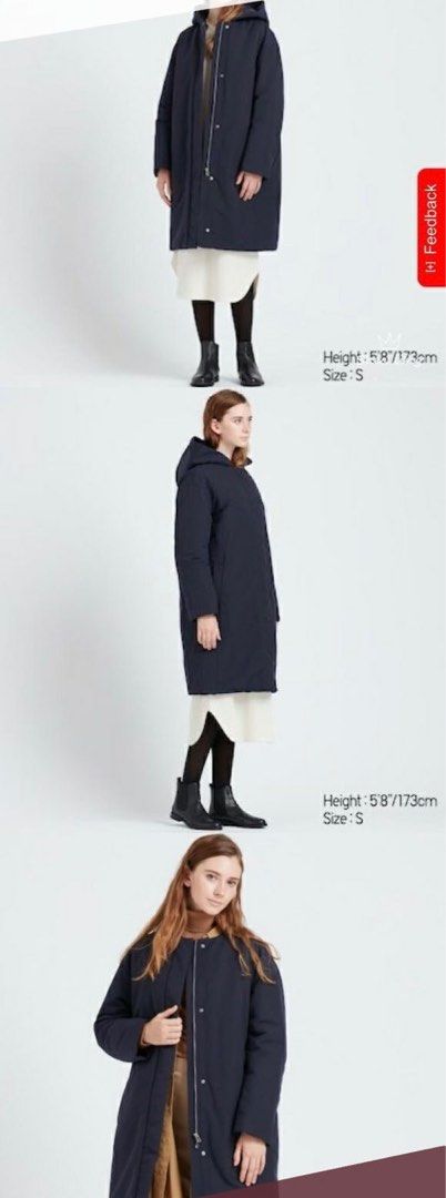 Uniqlo hybrid down cocoon coat sales