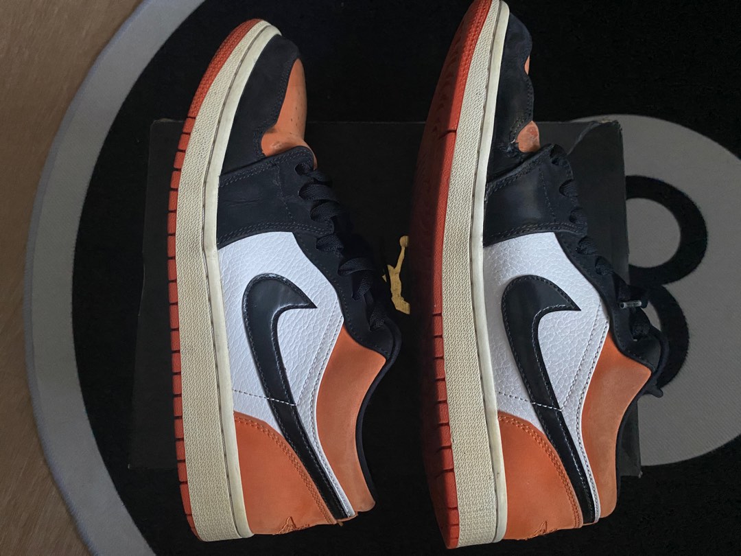 Air jordan 1 low shattered backboard on feet sale
