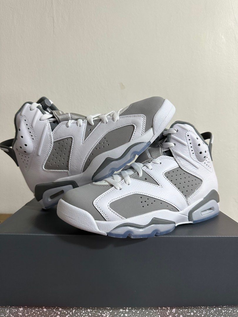 White jordans 6 top