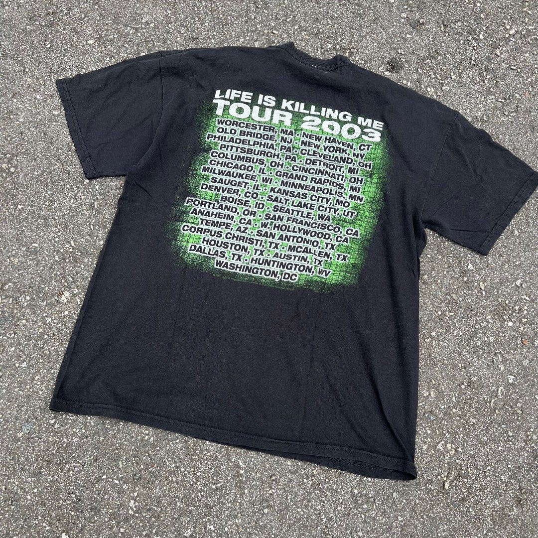 2003 Type O Negative Life Is Killing Me Tour Shirt