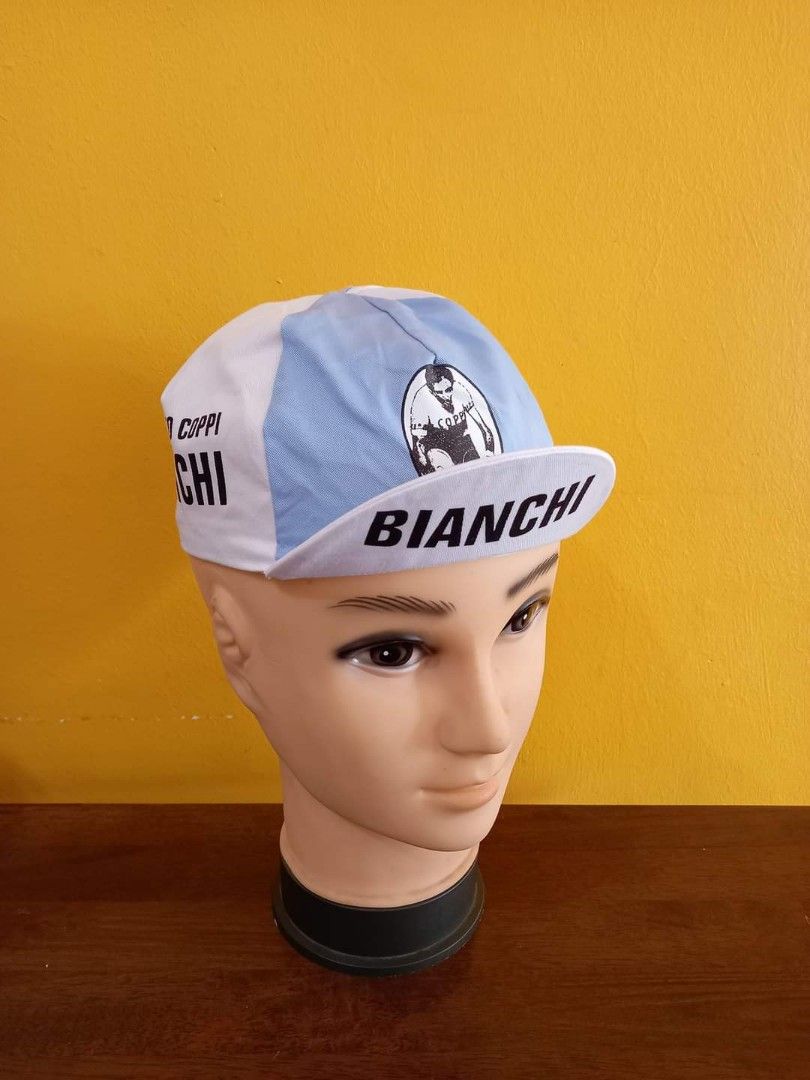Vintage Bianchi Cycling Cap Sports Equipment Bicycles Parts Bicycles on Carousell