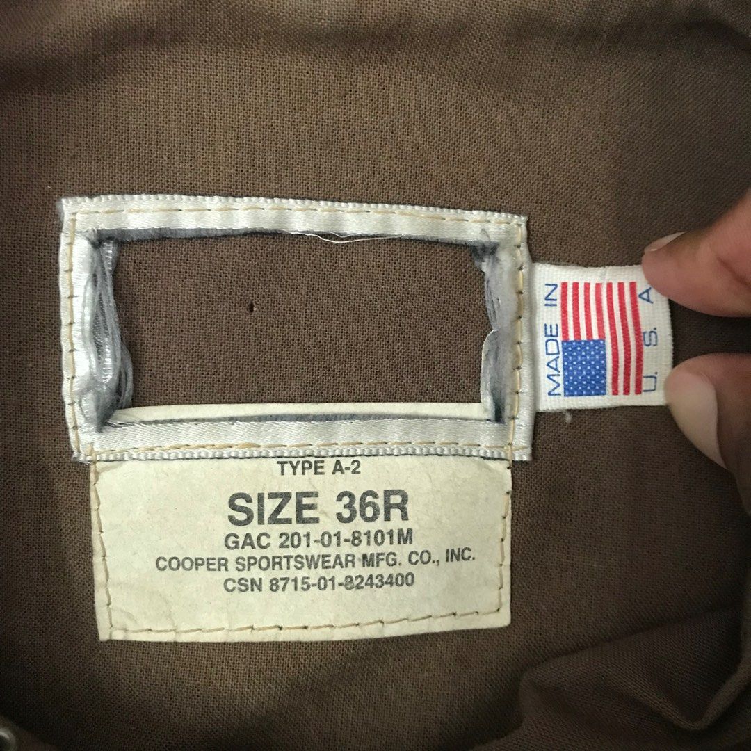 Cooper sportswear leather discount jacket
