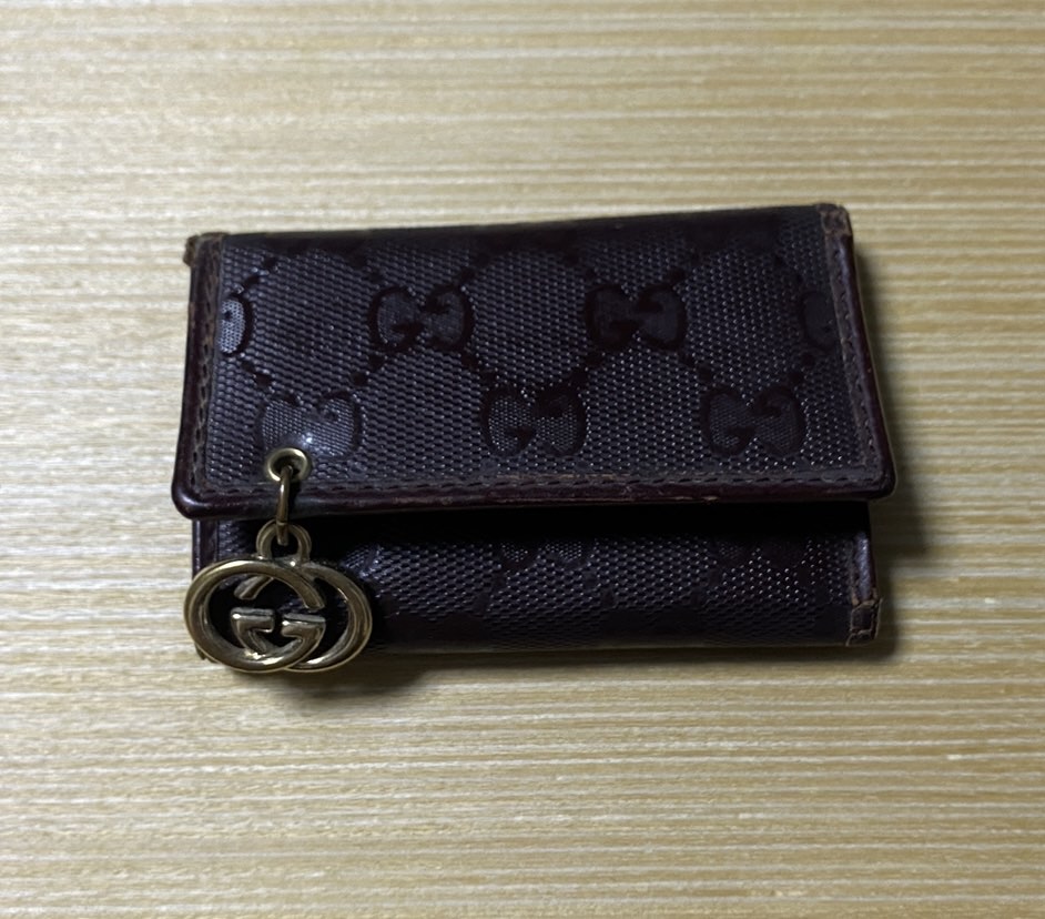 Vintage gucci key case online