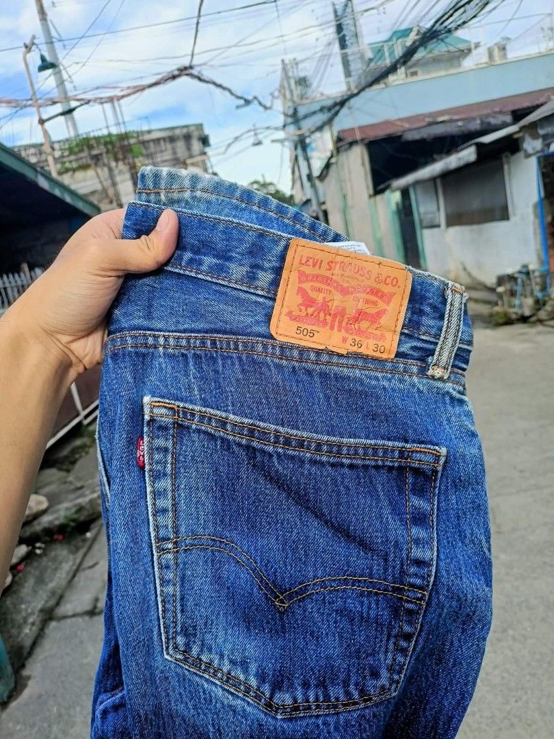 VINTAGE LEVIS 505, Men's Fashion, Bottoms, Jeans on Carousell