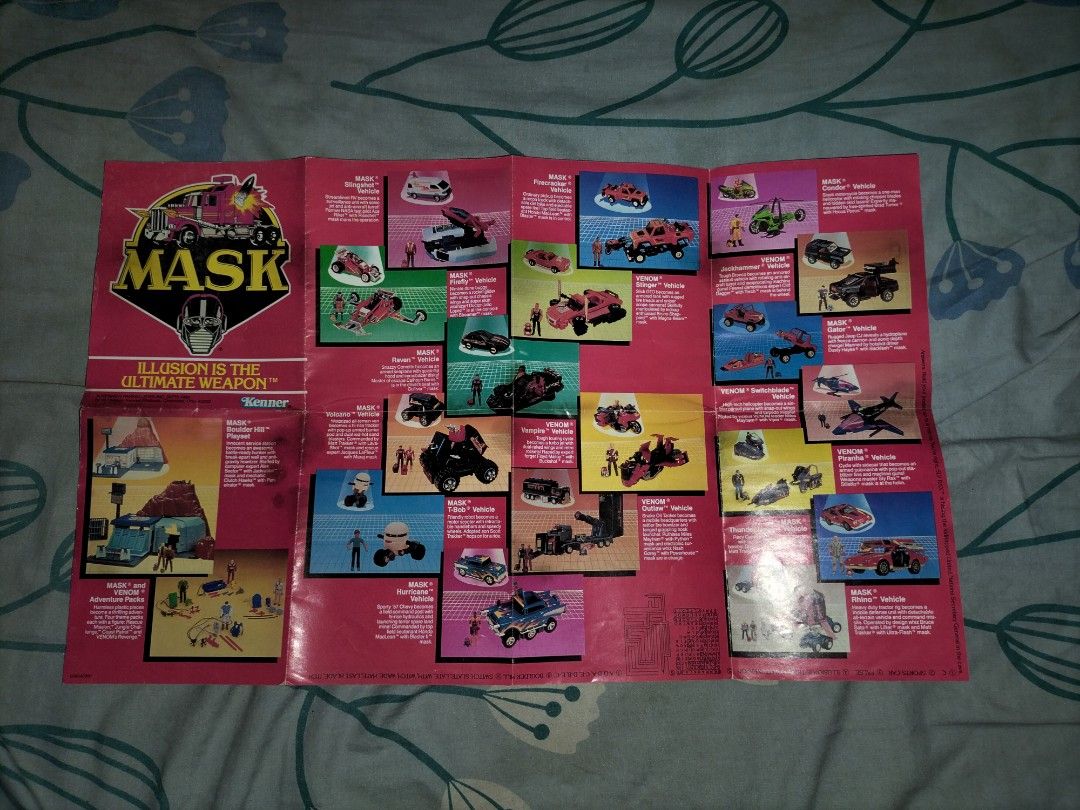 Vintage M.A.S.K. Toy Catalogue, Hobbies & Toys, Toys & Games on Carousell