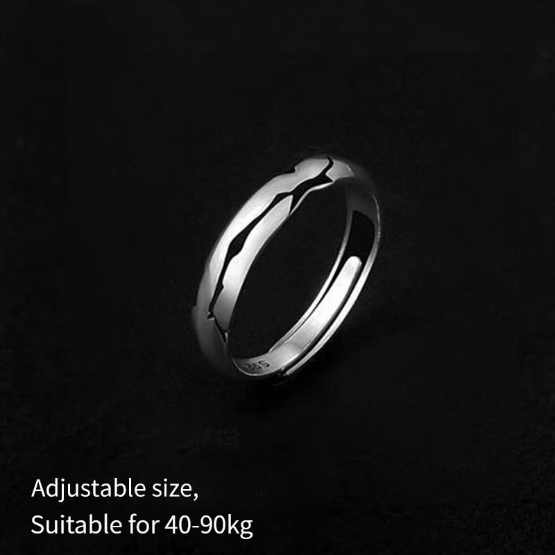 Vintage Men s Trendy Ring ins Single Hip Hop Student Index Finger