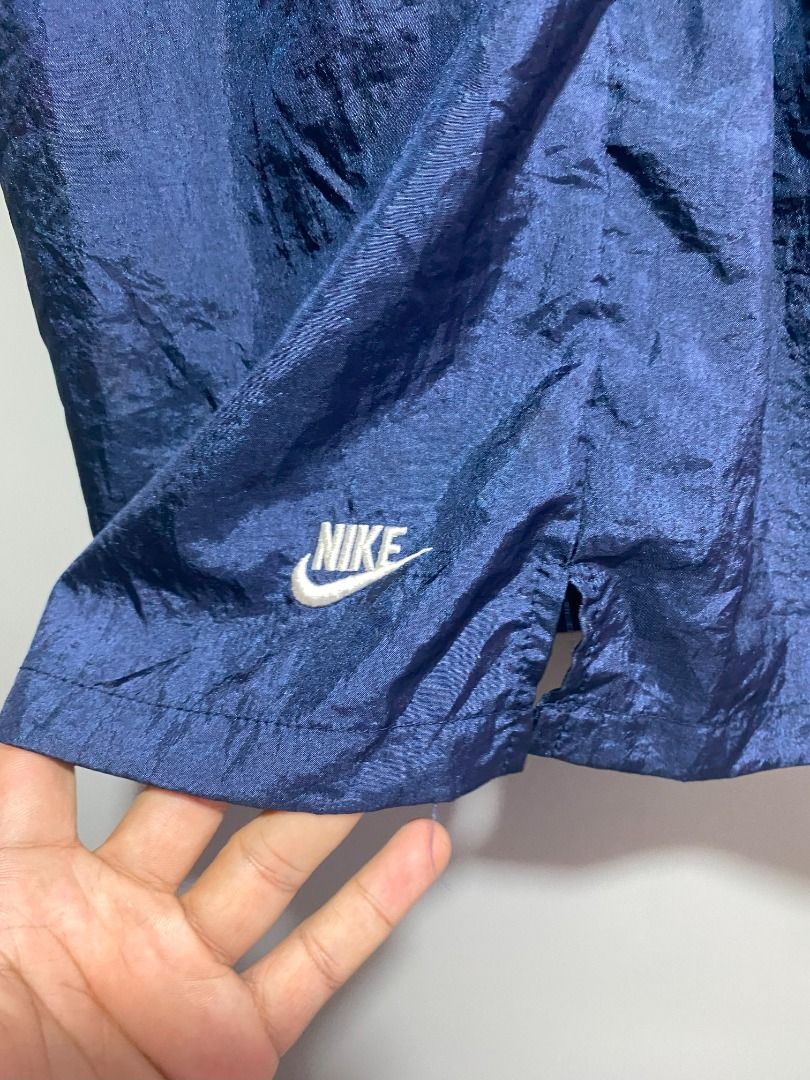 00'S Nike Nylon Pants, Shaka Shaka Pants, Men's M size Nylon black type Vintage Second Hand