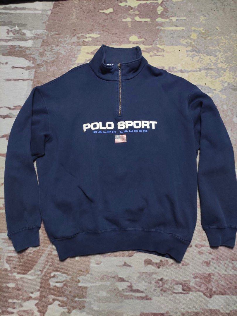 Vintage polo sport ralph lauren half zipper Men s Fashion Coats