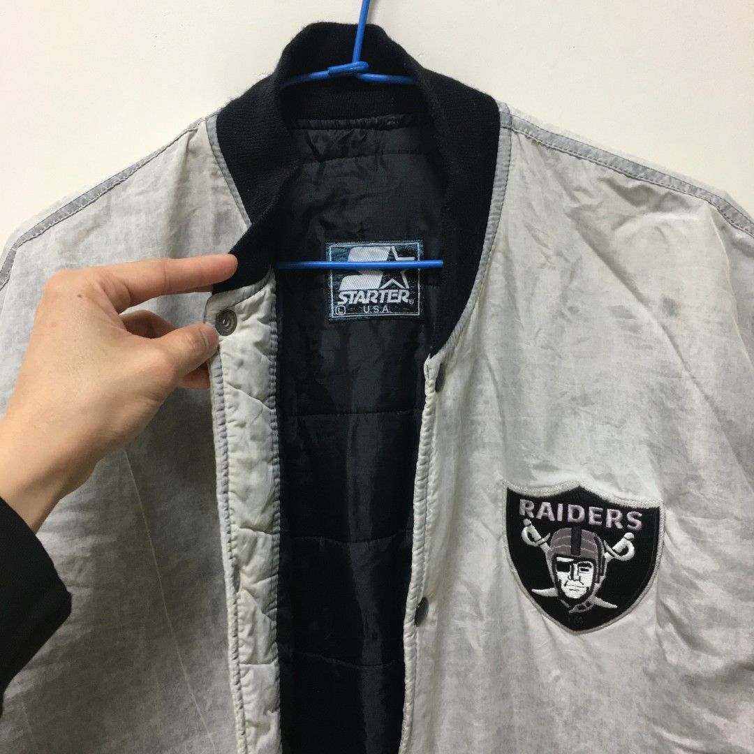 raiders jacket vintage 海外 即決-