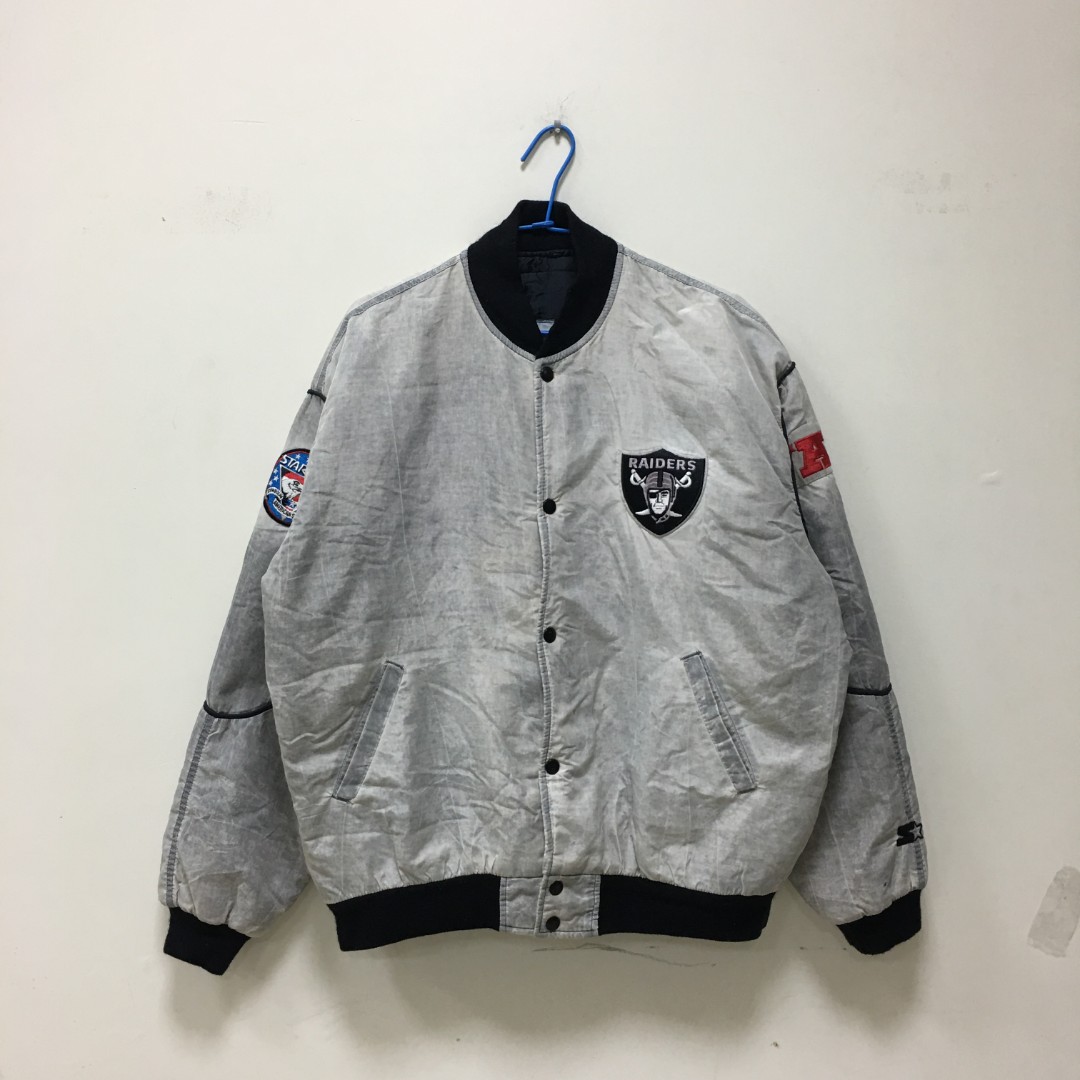 raiders jacket vintage 海外 即決-