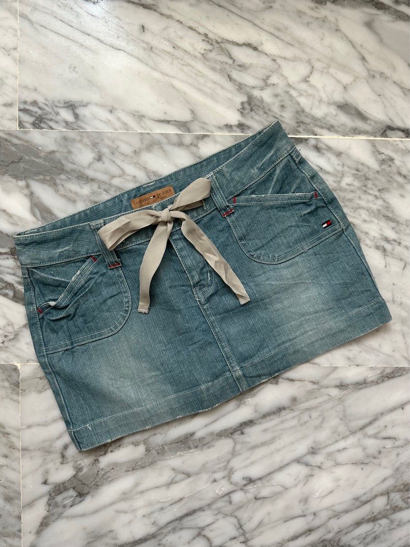 Tommy hilfiger denim skirt vintage clearance