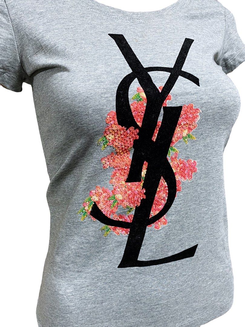 YSL floral Vintage top