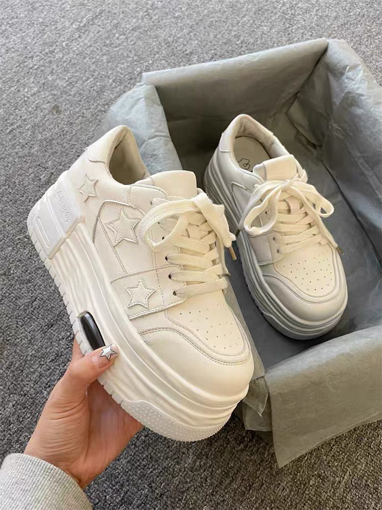 White platform sneakers shoes Women s Fashion Footwear