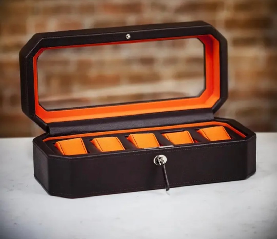 Wolf windsor 5 outlet piece watch box