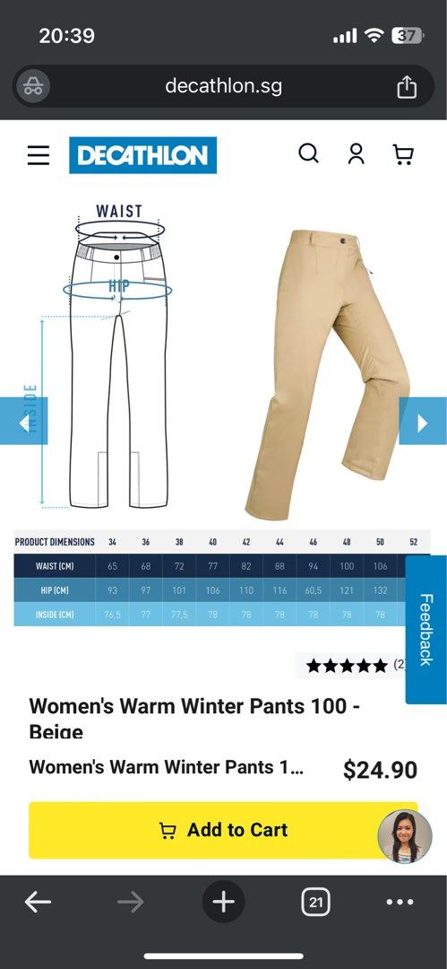 Women's Warm Winter Pants