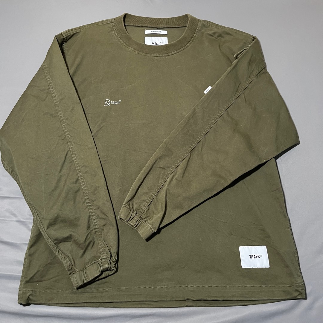 Wtaps SMOCK 212BRDT-SHM05 | LS COTTON TWILL｜Size M 02 |橄欖色OB