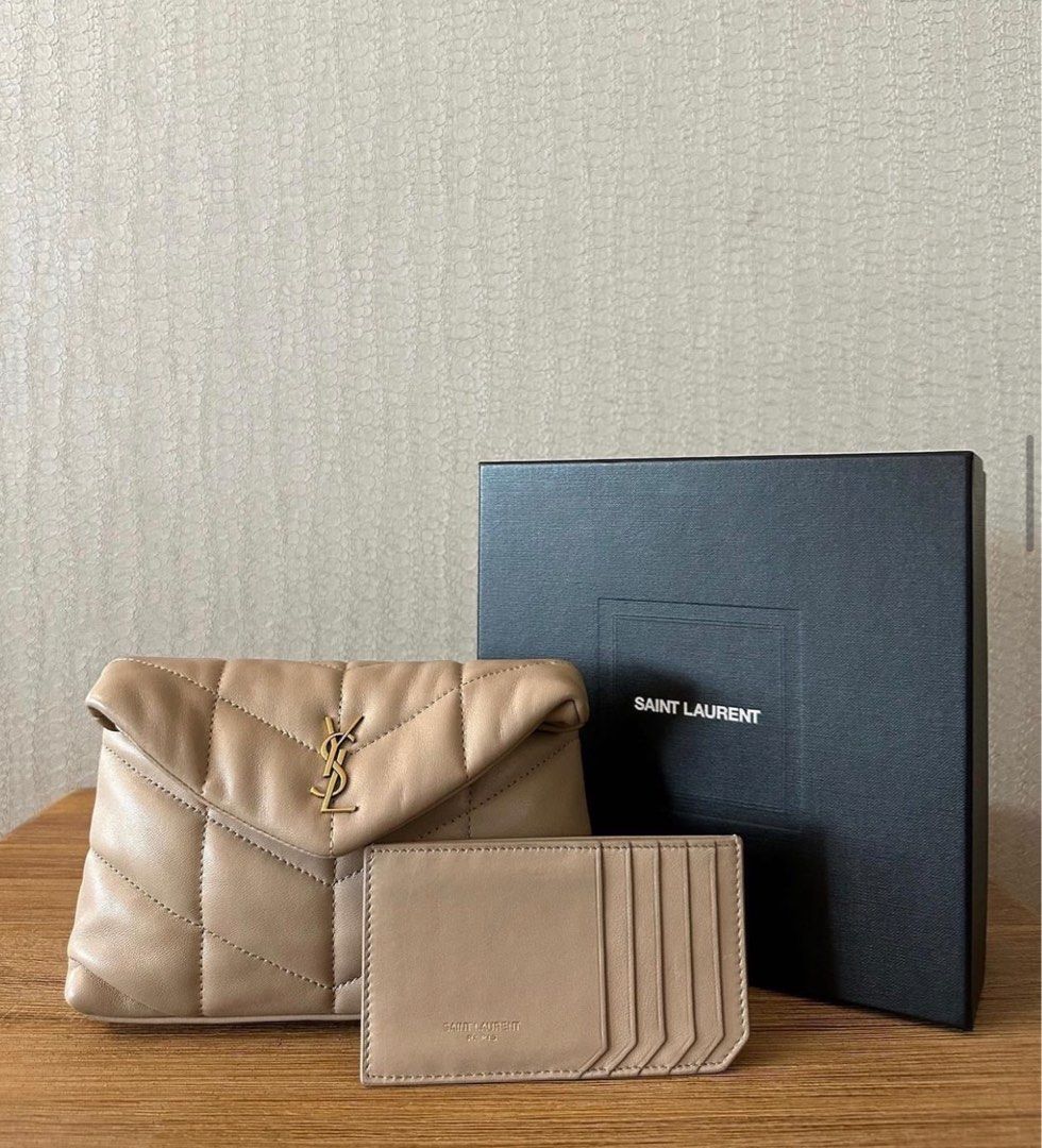 Puffer Ysl Brown Clutch YSL Clutch, Luxury, Bags Wallets On
