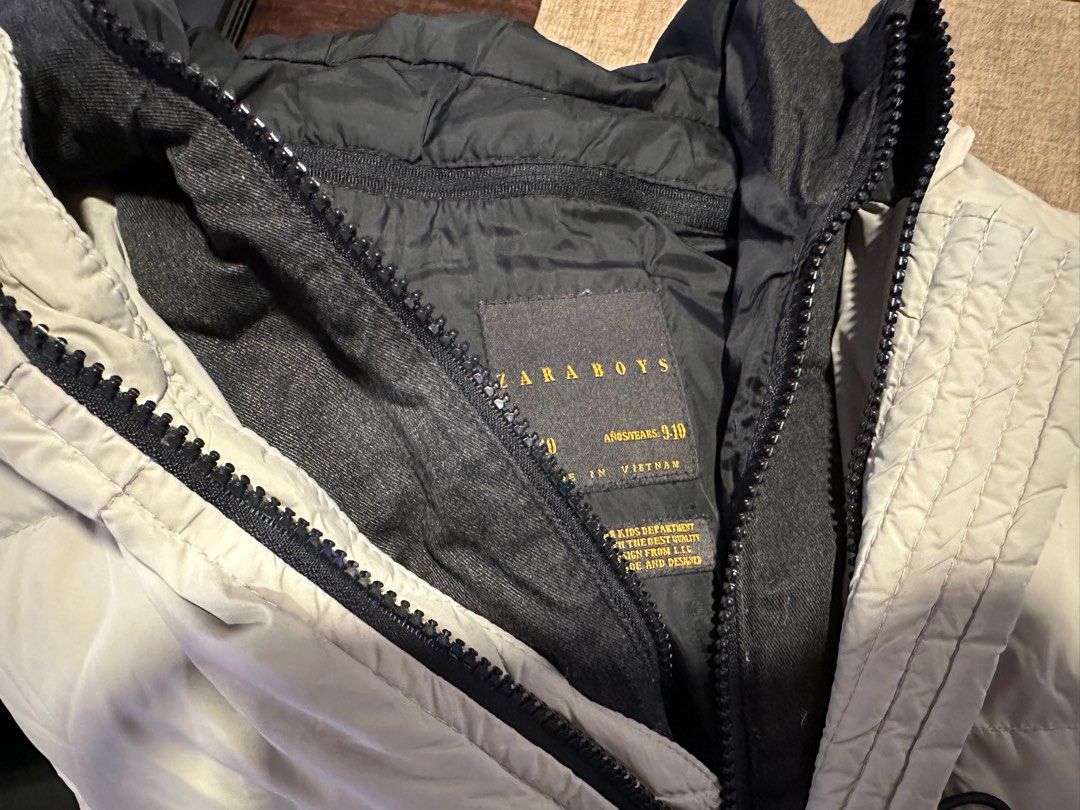 Zara boys discount puffer jacket