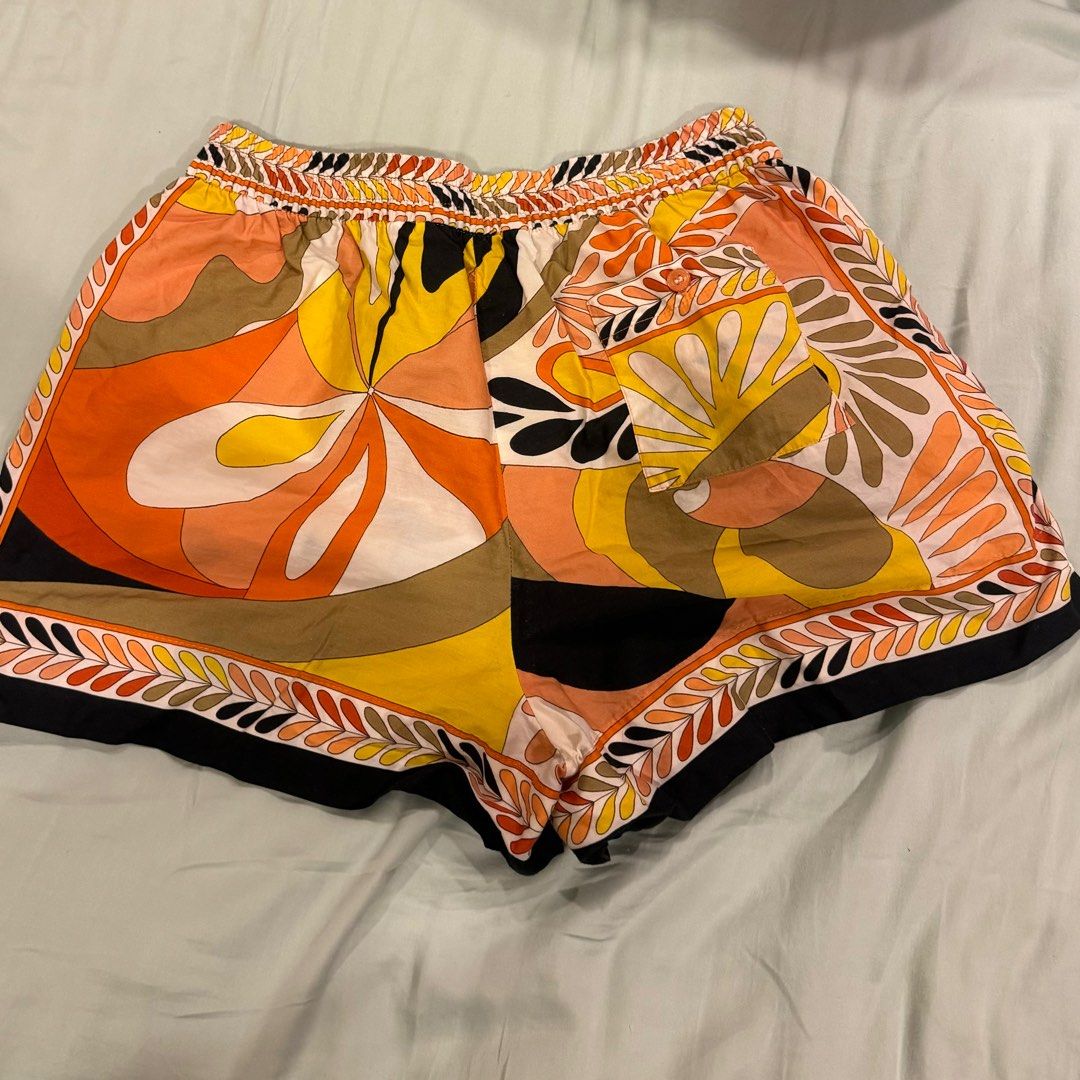 Zara printed shorts clearance