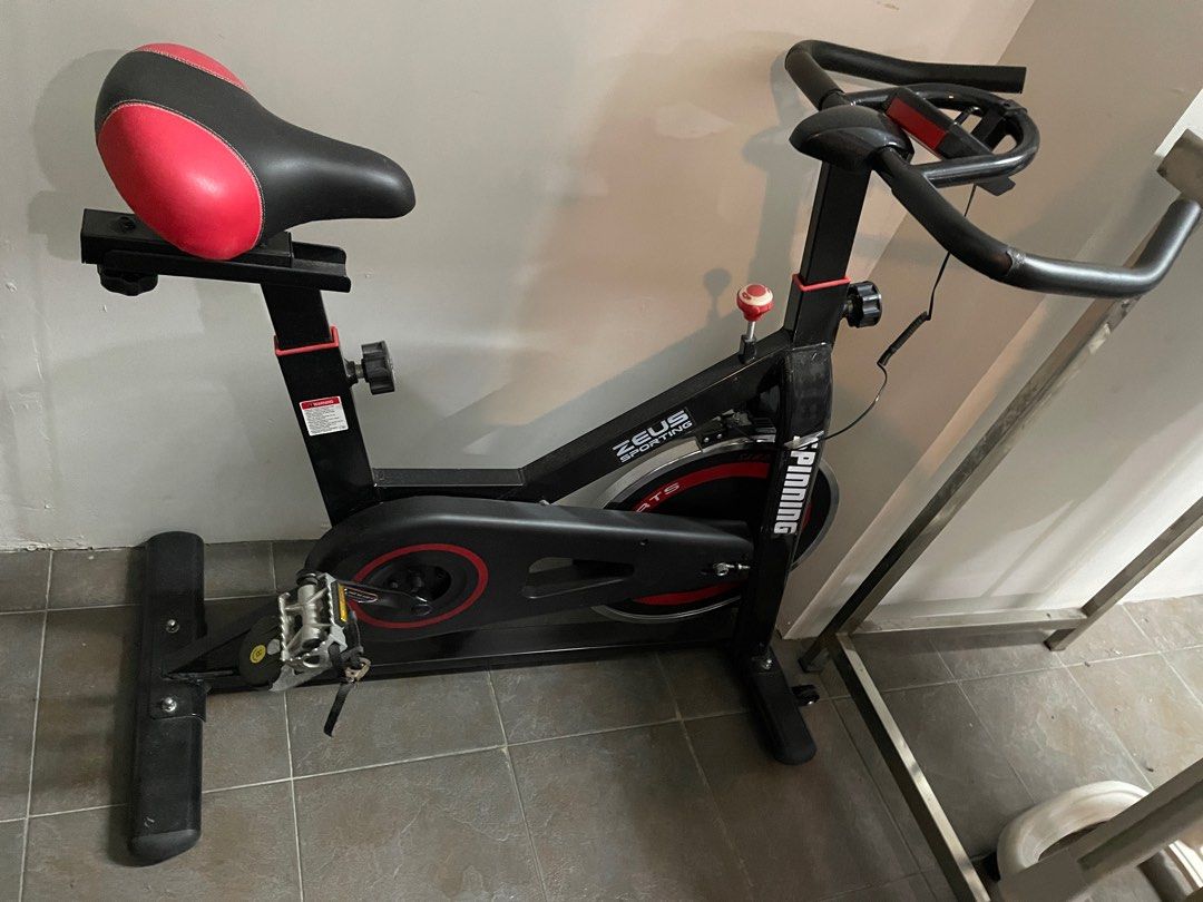 Zeus Sporting Spinning Bike Abs Electronic Meter Stationary