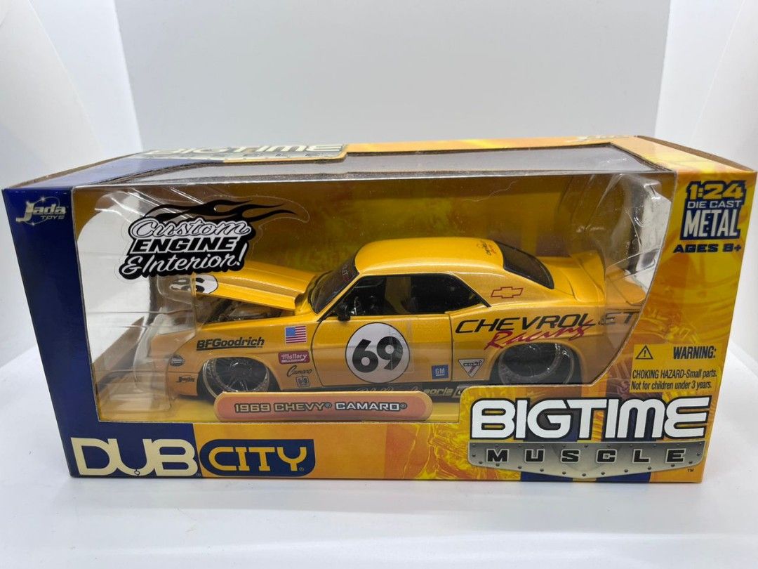 1 24 1969 Chevy Camaro Dub City Bigtime Muscle by Jada Toys Hobbies Toys Toys Games on Carousell