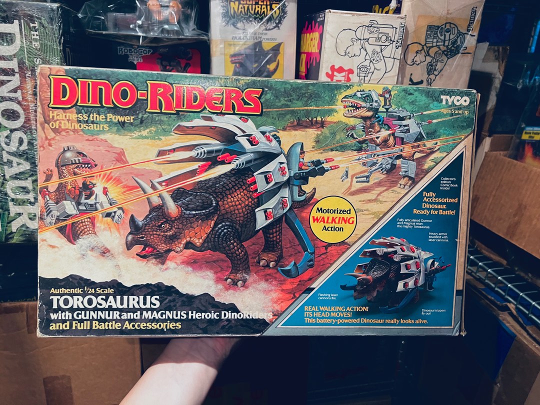 1988 Dino Riders Torosaurus misb sealed, Hobbies & Toys, Memorabilia ...