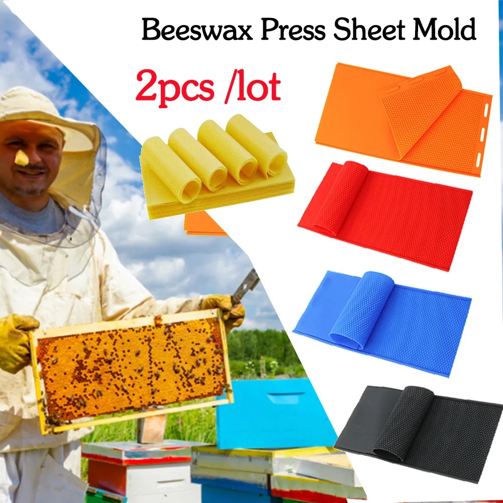 Beekeeping Silicone Beeswax Honeycomb Mold Flexible Wax For Machine  Foundation