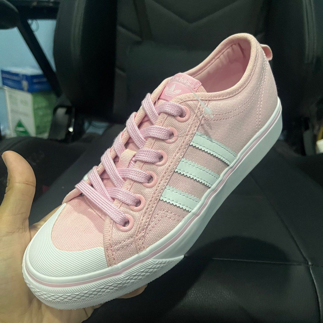 4.5UK Adidas Nizza Pink Low Shoes
