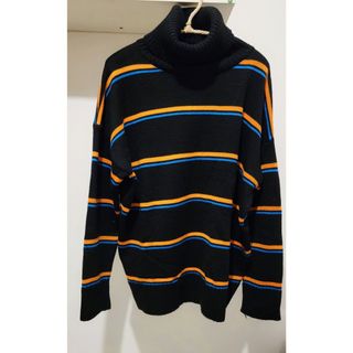 高領橫紋針織毛衣64223506154371110