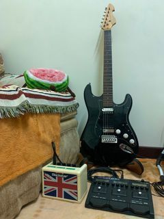 黑色電吉他