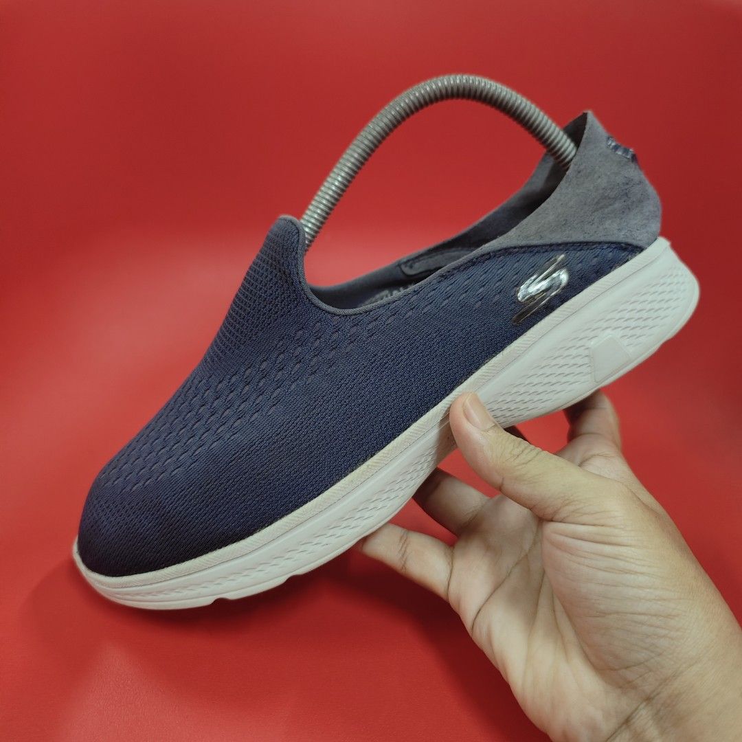 Skechers go walk 4 navy blue discount