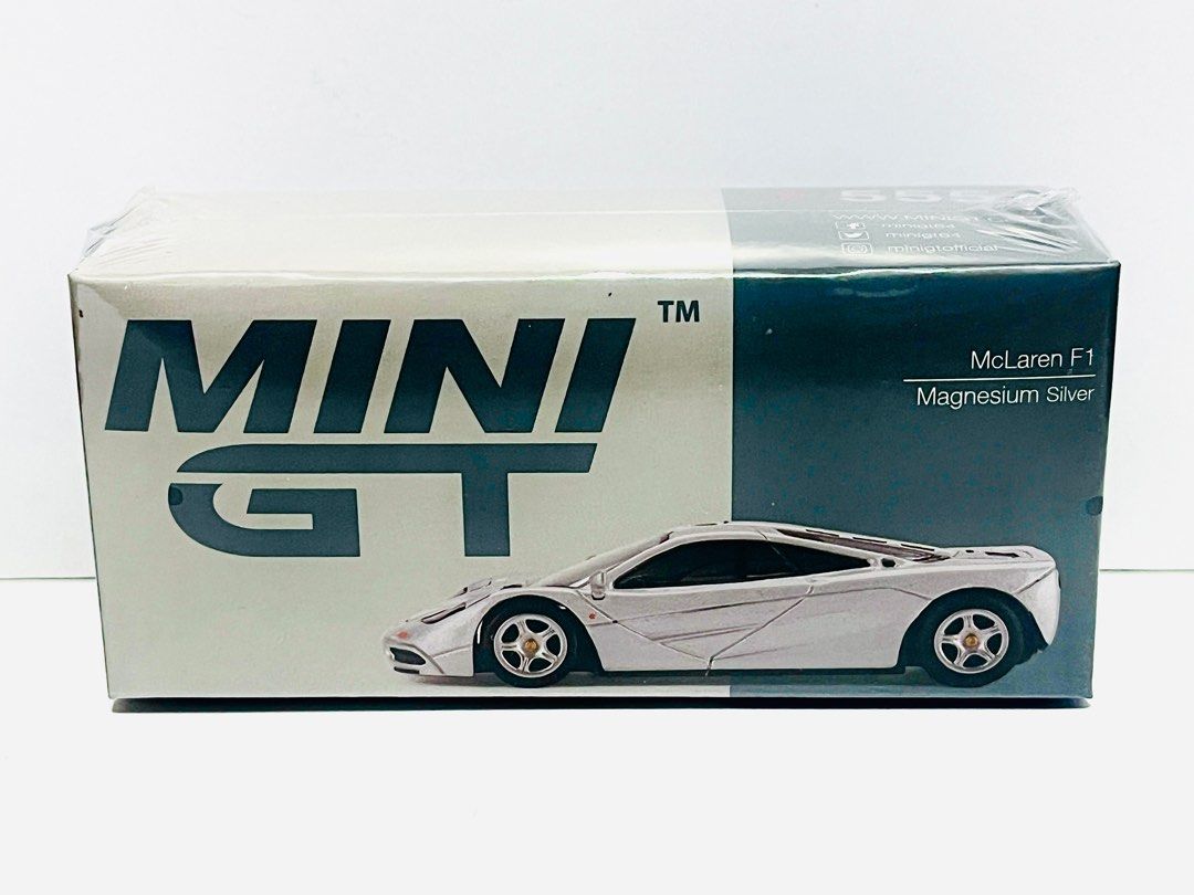 Mini GT 1:64 McLaren F1 – Magnesium Silver – Mijo Exclusives