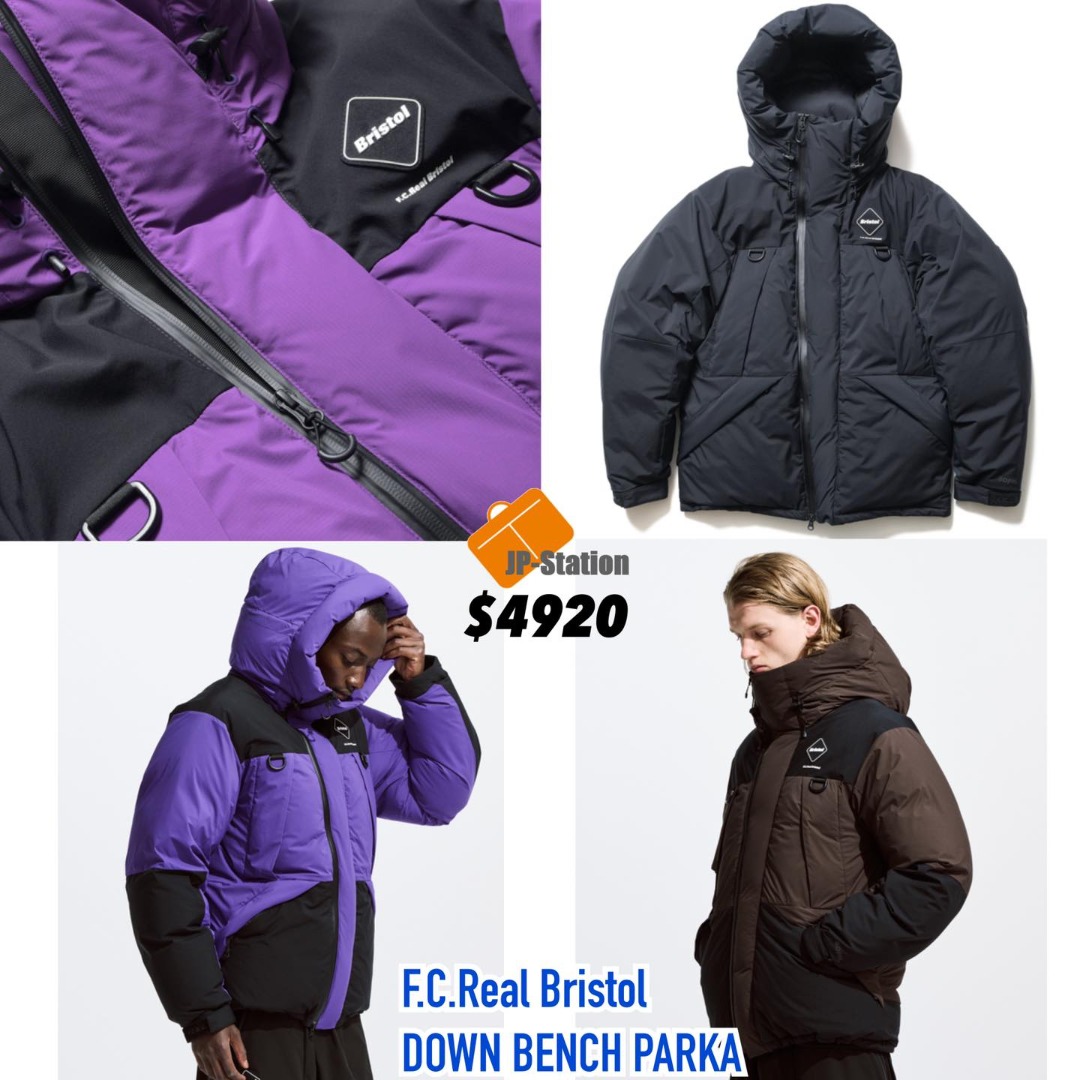 F.C.Real Bristol DOWN BENCH PARKA fcrb - マウンテンパーカー