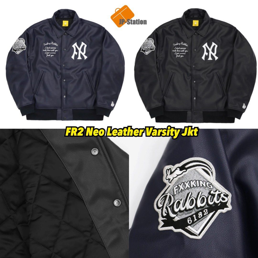 【FR2】Neo Leather Varsity Jacket FR2】Neo Leather Varsity Jacket