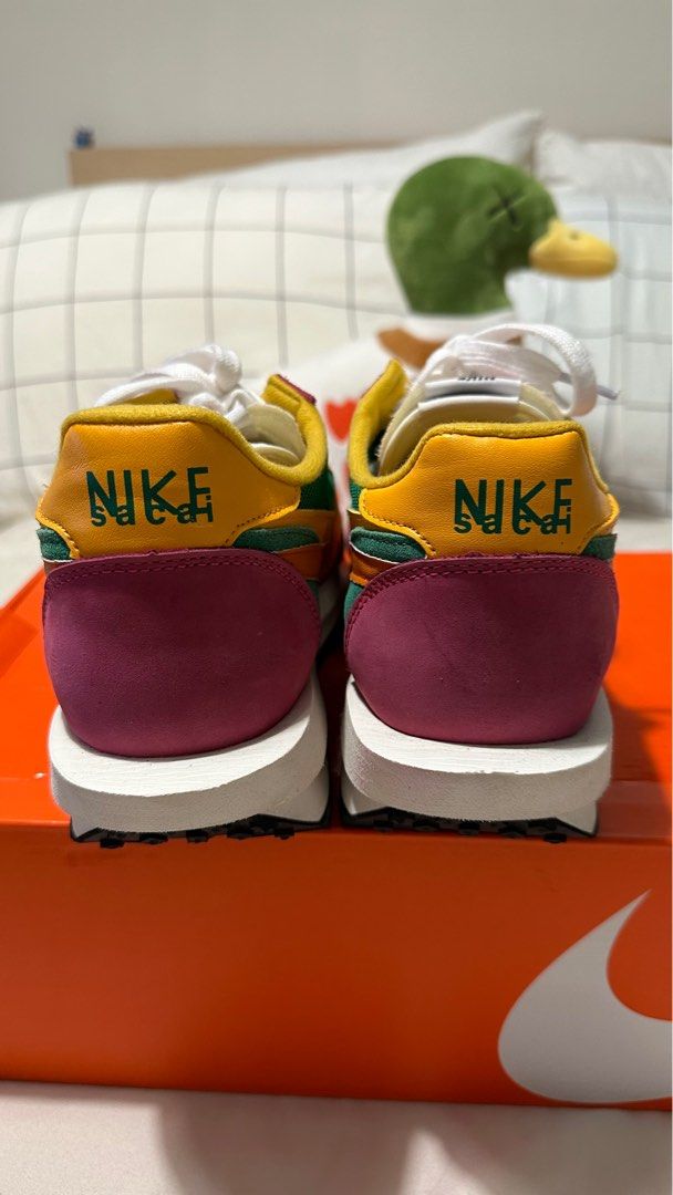 Sacai x 'ldwaffle 'pine green clay orange' online