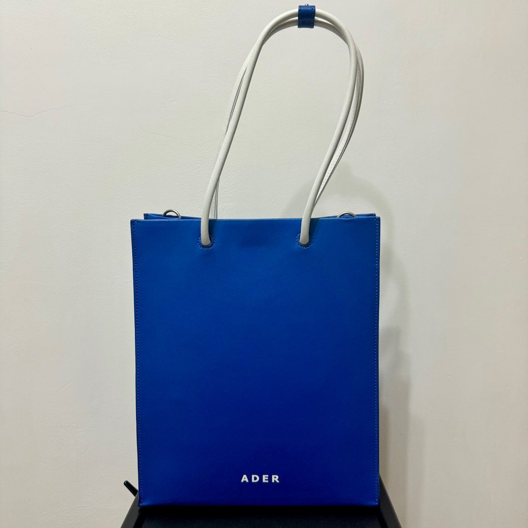 Ader Error Blue Shopper Bag Ader Error Tote Bag
