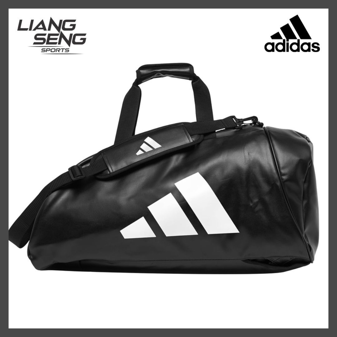 ADIDAS 3 IN 1 TRAINING GYM SLING DUFFLE BAG BACKPACK TEAMBAG ADIACC051NL BLACK WHITE