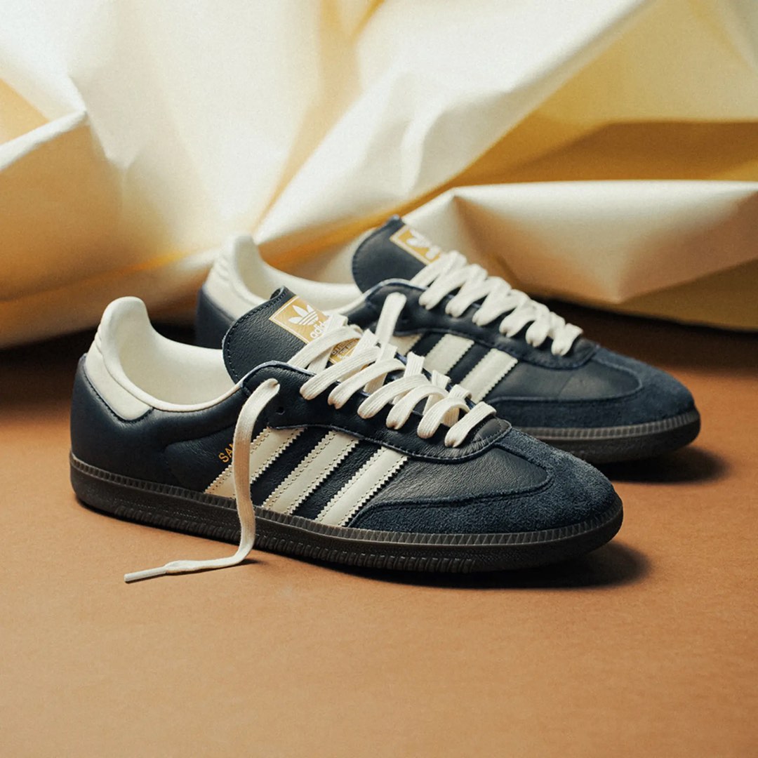 Adidas samba og top white navy gum