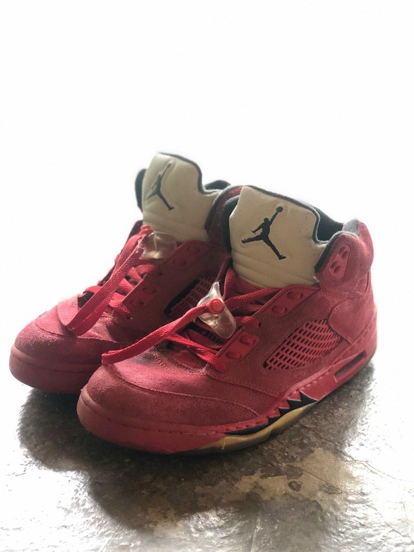 Retro 21 sales red suede
