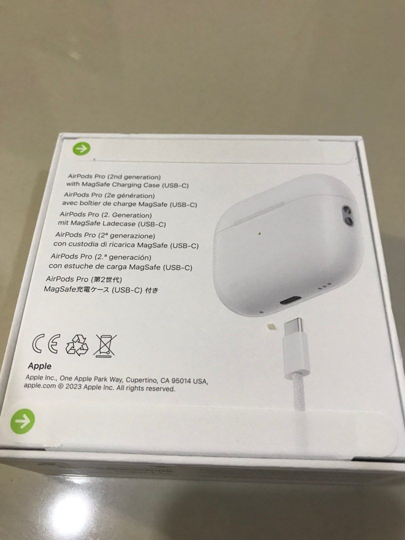 AirPods Pro (2nd generation) with MagSafe Case (USB‑C), Mobile Phones &  Gadgets, Mobile & Gadget Accessories, Other Mobile & Gadget Accessories on  Carousell