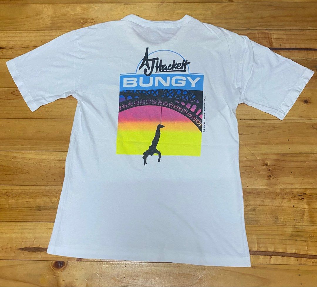 AJ Hackett Bungy T Shirt Men s Fashion Tops Sets Tshirts
