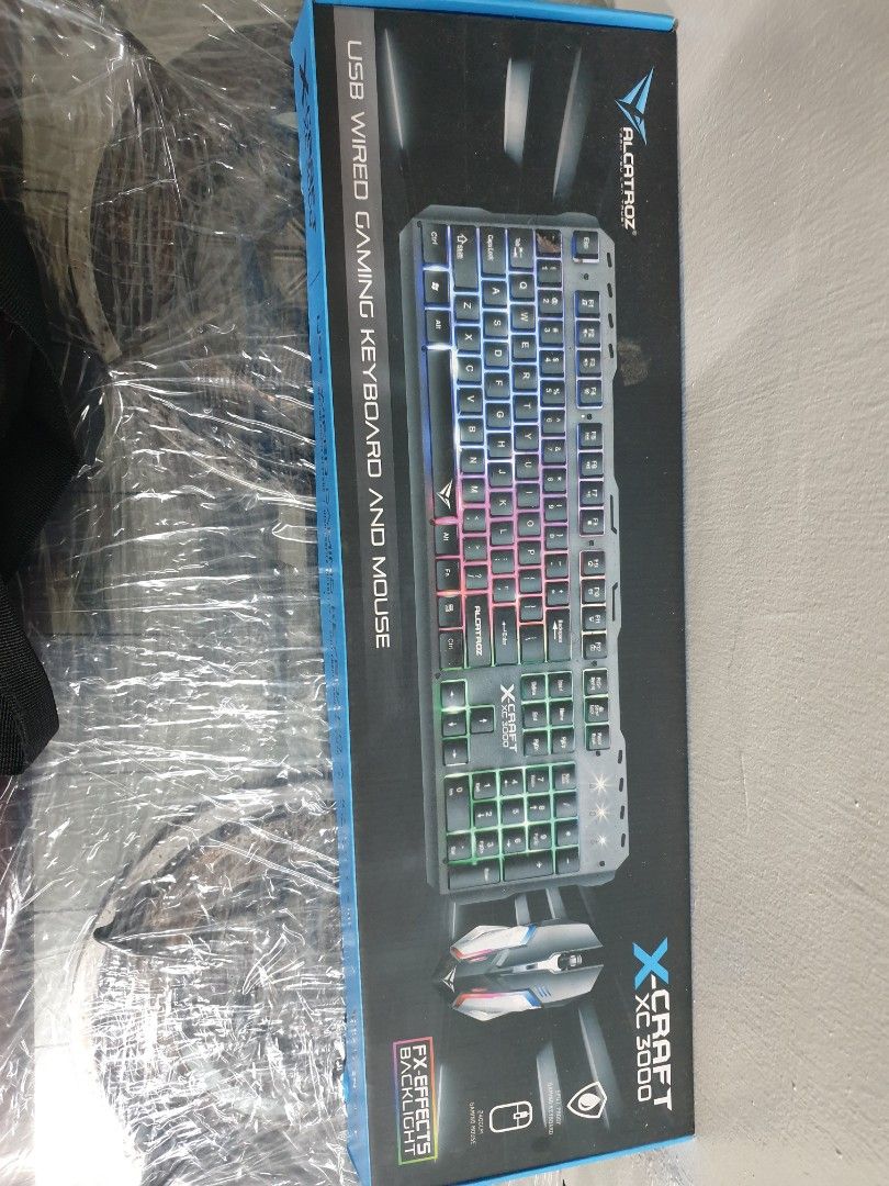 Alcatroz RGB Keyboard XCRAFT XC 3000, Computers & Tech, Parts
