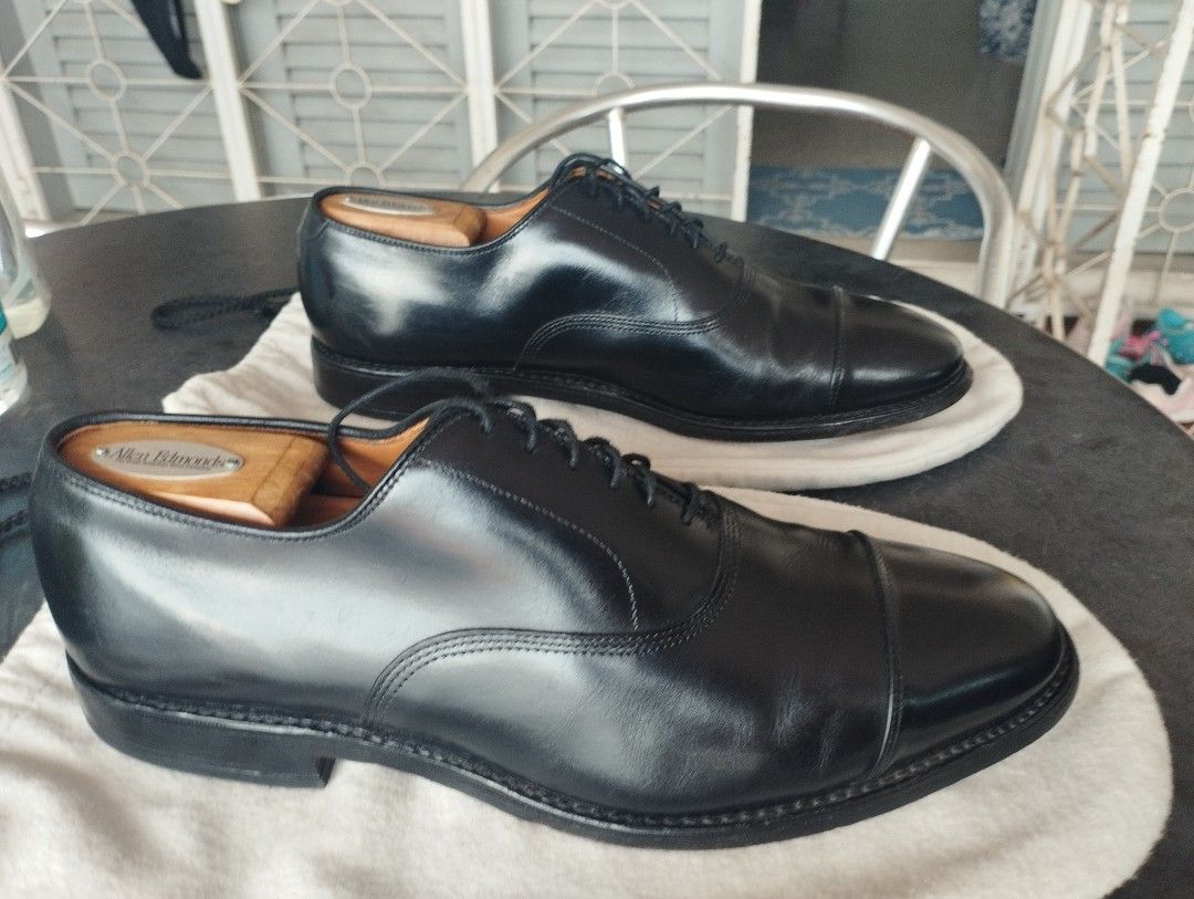 Allen Edmonds Park Avenue full grain leather black Oxfords. 9D