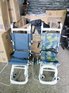 Aluminum compact travel wheel chair