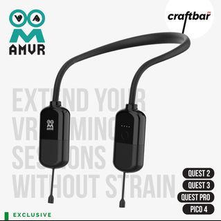 AMVR Portable Neck Hanging Power Bank For Quest3, Quest 2, Quest Pro, Pico 4 by craftbar PH