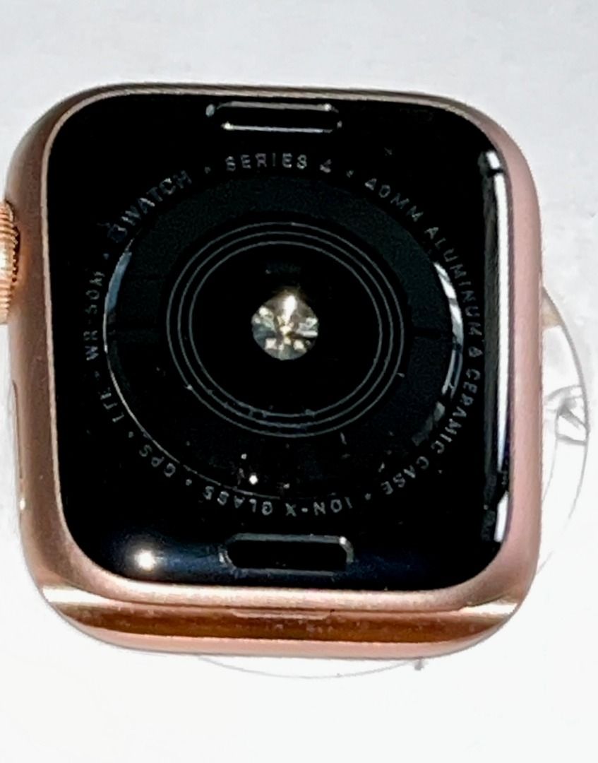 Apple watch 4 gps cellular rose gold top