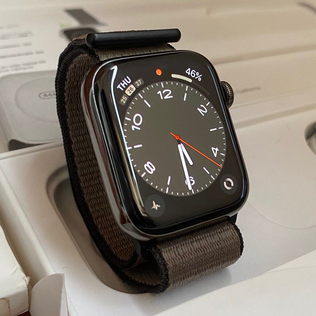 Apple Watch Series 44mm Graphite Stainless Steel Fullset