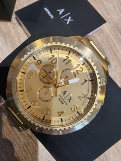 Armani Exchange Men s AX1752 Gold Watch Luxury Watches on Carousell