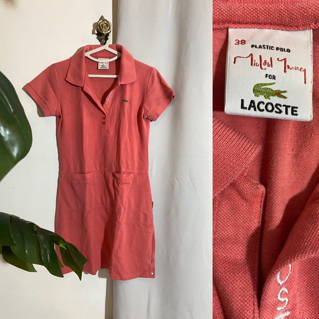 LACOSTE POLO DRESS MAROON FOR WOMEN (AUTHENTIC), Women's Fashion, Dresses &  Sets, Dresses on Carousell